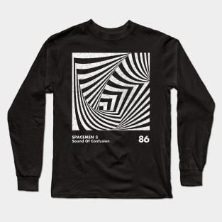 Spacemen 3 / Sound Of Confusion / Minimalistic Design Artwork Long Sleeve T-Shirt